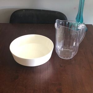 Party Serving Set Snack Bowl & Pitcher